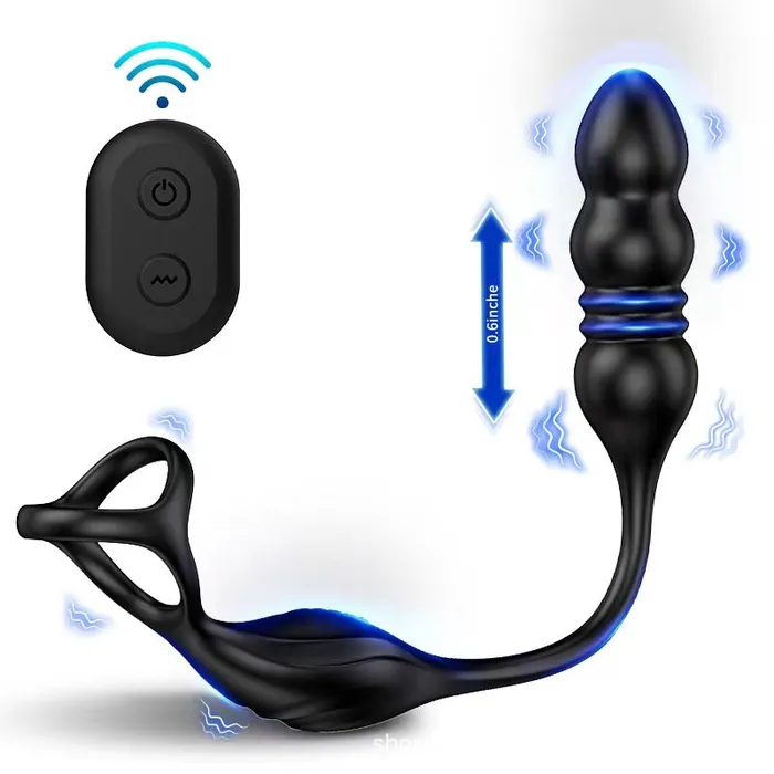 Lurevibe Male Sex Toys Anal Plug Vibrating Penis Ring Anal Beads Prostate Massager Vibrator Anal Toys Lurevibe Male Sex Toys Anal Plug Vibrating Penis Ring Anal Beads Prostate Massager Vibrator Anal Toys