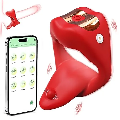 Lurevibe Male Sex Toys Lurevibe Penis Ring Tongue Design with 9 Vibration Modes Lurevibe Male Sex Toys Lurevibe Penis Ring Tongue Design with 9 Vibration Modes