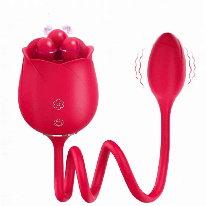 Lurevibe S4753 Three Pistils Rose Toy With Vibrating Bud Lurevibe Vibrators Lurevibe S4753 Three Pistils Rose Toy With Vibrating Bud Lurevibe Vibrators