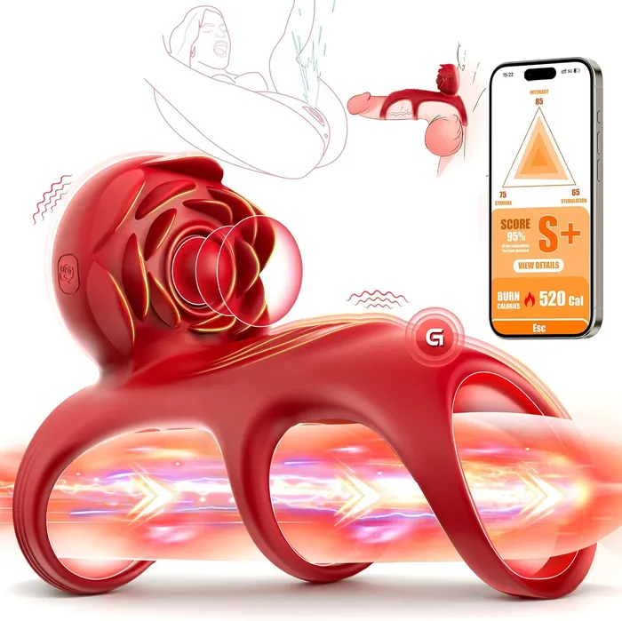 Lurevibe Vibrating Penis Ring Clitoral Vibratorwith 9 Vibration Modes App Remote Control Male Sex Toys Lurevibe Vibrating Penis Ring Clitoral Vibratorwith 9 Vibration Modes App Remote Control Male Sex Toys