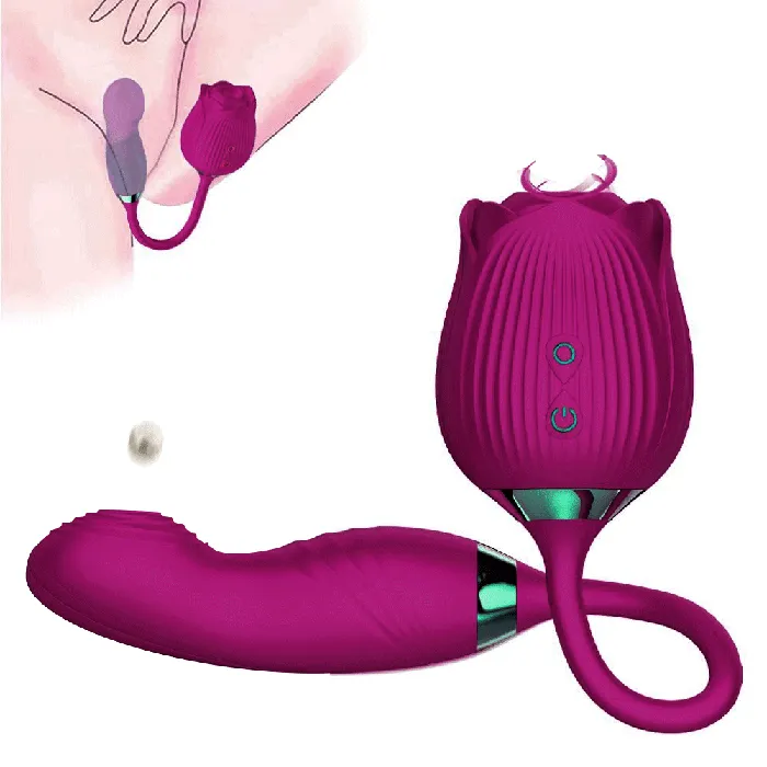 Lurevibe Vibrators Lurevibe Rose Vibrator Clitoris Stimulator