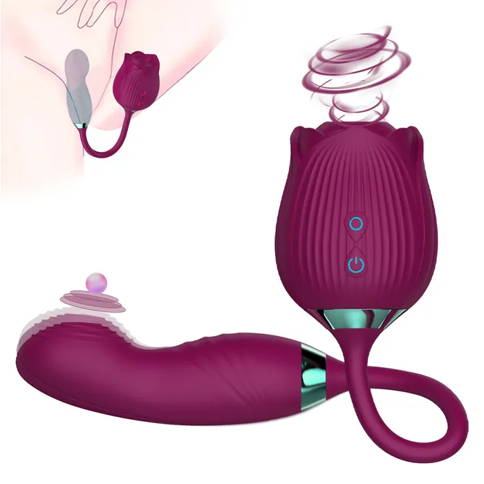 Lurevibe Vibrators Lurevibe Rose Vibrator Clitoris Stimulator