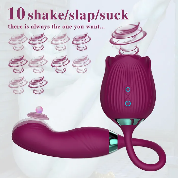 Lurevibe Vibrators Lurevibe Rose Vibrator Clitoris Stimulator