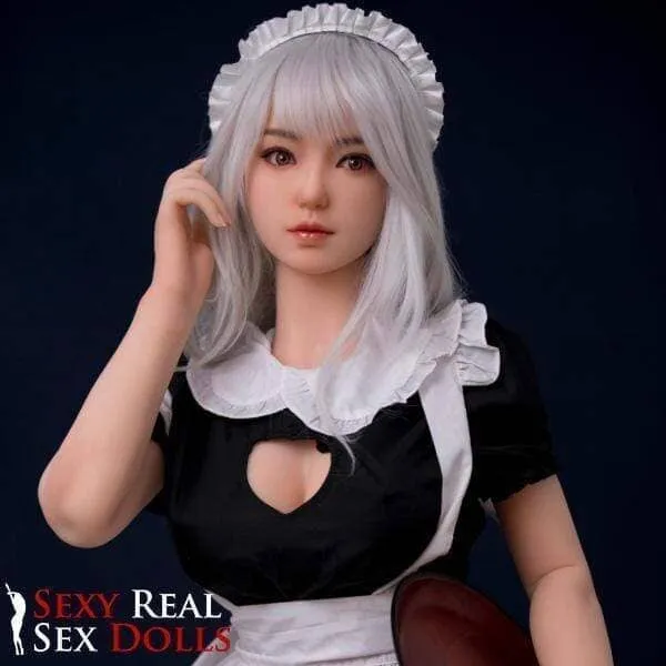 Male Sex Toys Sino Doll 162cm 5ft 3 ECup French Maid Middle Eastern Sex Doll Agatha