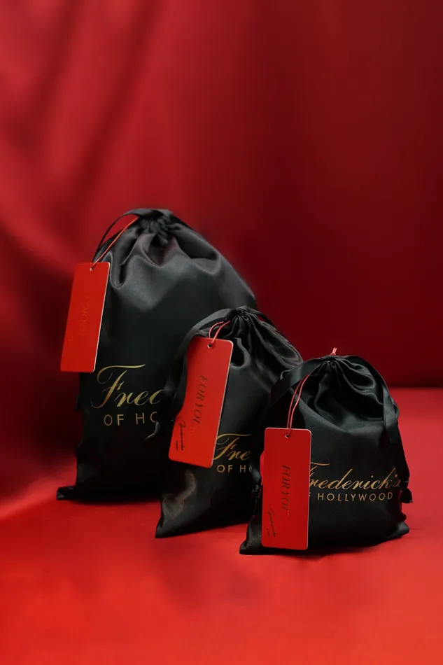 Satin Gift Pouch With Tissue Tag Fredericks Of Hollywood Male Sex Toys