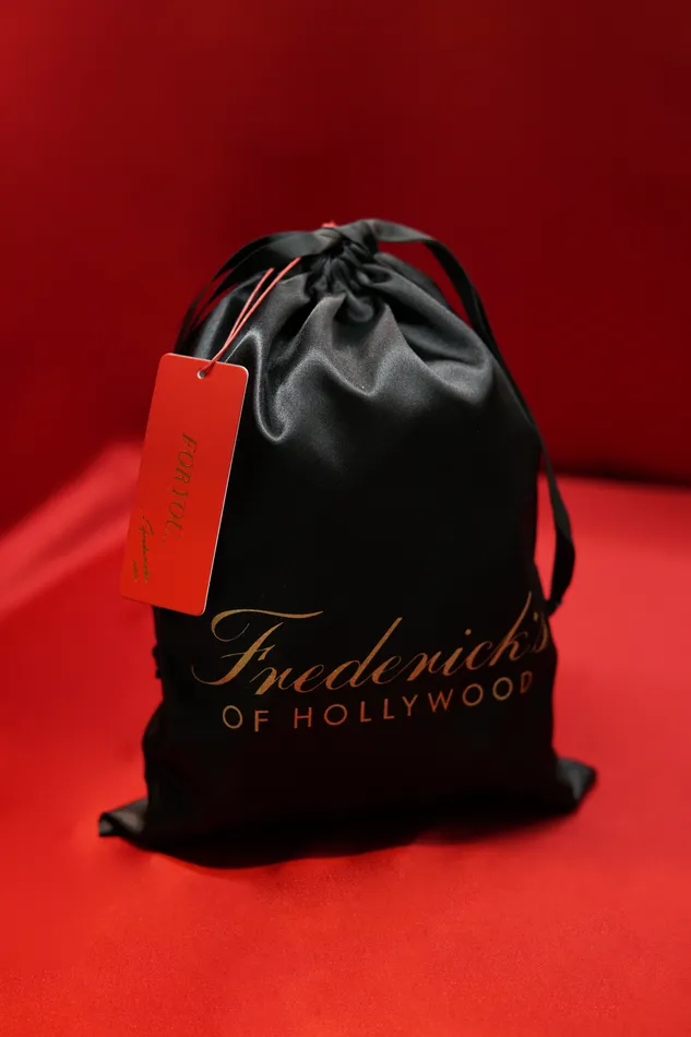 Satin Gift Pouch With Tissue Tag Fredericks Of Hollywood Male Sex Toys