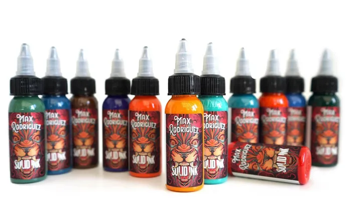 12 Color Max Rodriguez Set Solid Ink 1oz Bottles Solid Ink Female Sex Toys