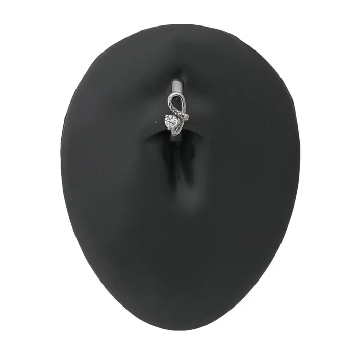 14g 38 Asymmetric Loop Crystal Steel Clicker Price Per 1 Painful Pleasures Male Sex Toys
