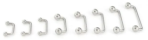 14g 90 Titanium Surface Barbell Painful Pleasures Vibrators