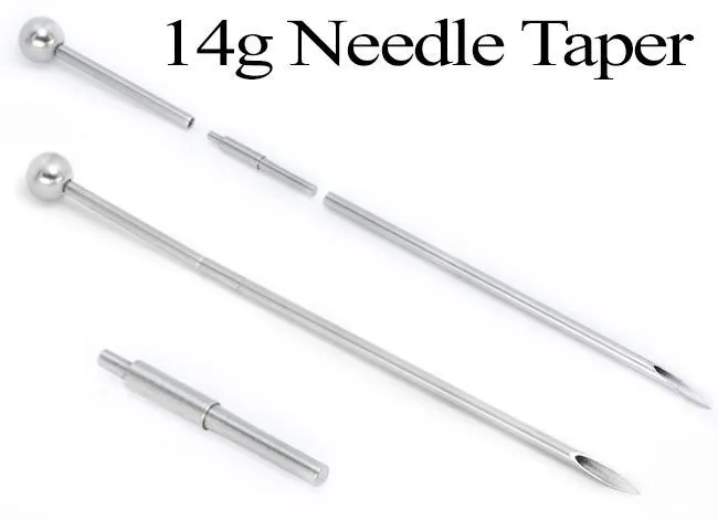 18g Disposable Stainless Steel Pin Taper for Internally Threaded or Threadless Jewelry Price Per 1 Pierced Tools Anal