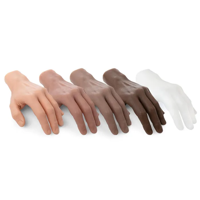 A Pound of Flesh Dildos A Pound of Flesh Silicone Synthetic Hand with Wrist Right or Left Pick Skin Tone