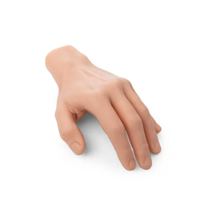 A Pound of Flesh Dildos A Pound of Flesh Silicone Synthetic Hand with Wrist Right or Left Pick Skin Tone