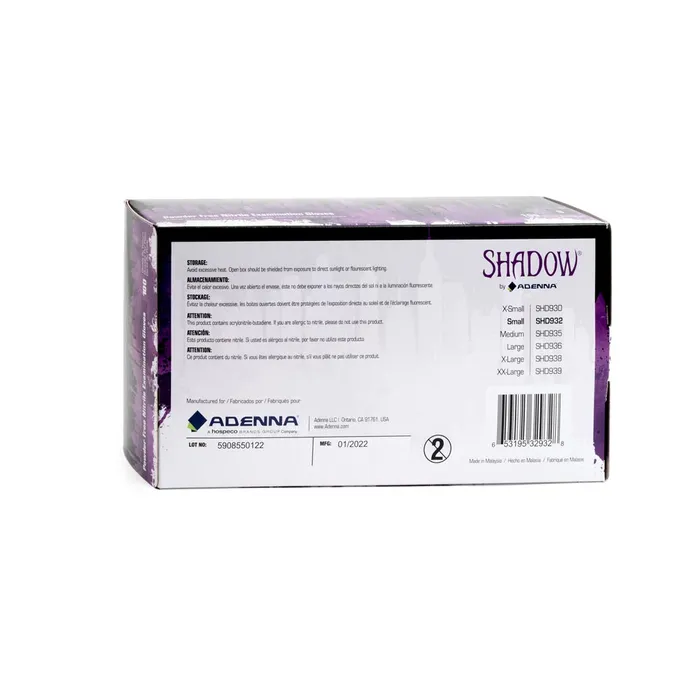 Adenna Anal Shadow Black Disposable Nitrile Gloves Price Per Box
