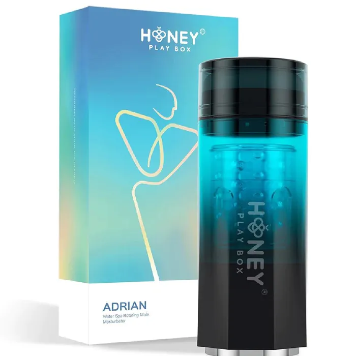 Adrian Water Spa Rotating Penis Masturbator Honey Play Box Male Sex Toys