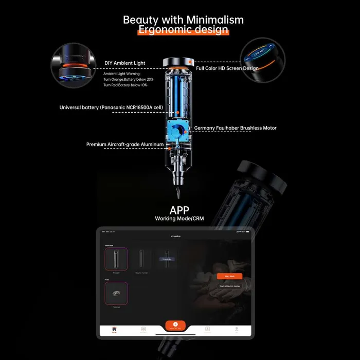 AITenitas AI Tenitas Bounty Hunter Wireless Tattoo Machine Female Sex Toys