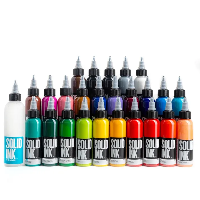 Anal 25 Color Fundamental Set Solid Ink 1oz Bottles Solid Ink