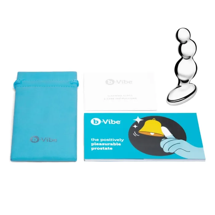 Anal bVibe bVibe Stainless Steel Weighted Anal Beads for Prostate
