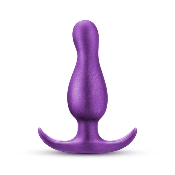 Anal Blush Matrix First Time Flexible Silicone Butt Plug Galactic Purple
