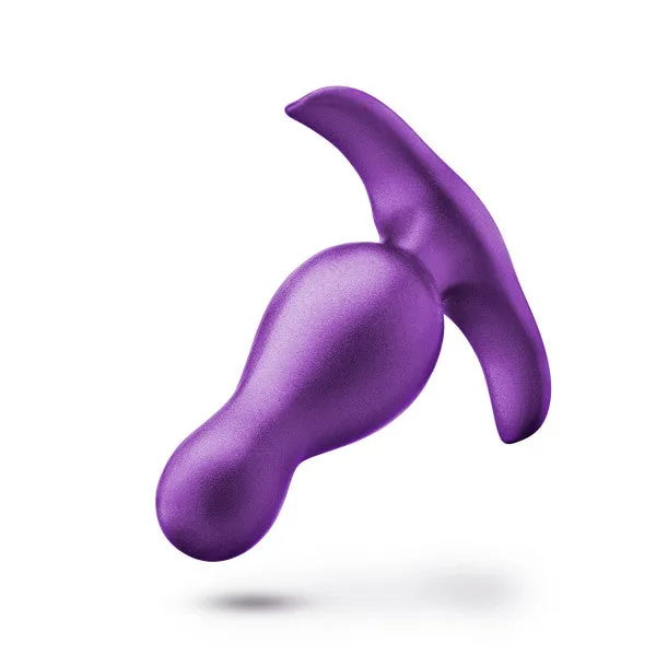 Anal Blush Matrix First Time Flexible Silicone Butt Plug Galactic Purple