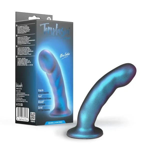 Anal Blush Rebellion 575 Inch Silicone Beginner Pegging Dildo