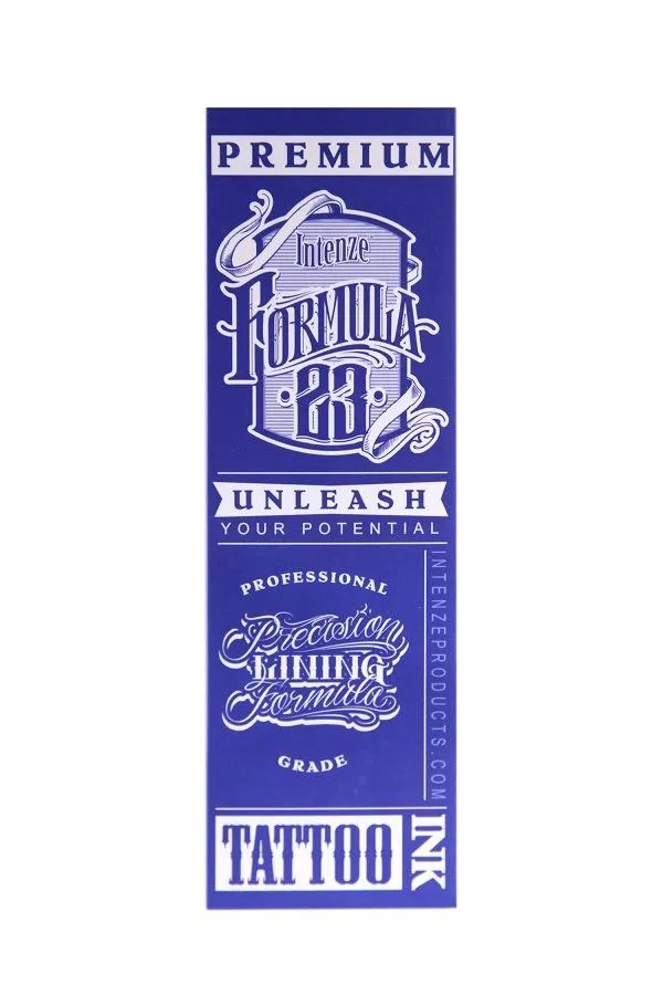 Anal Intenze Formula 23 Black Tattoo Ink by Intenze Ink 10oz Bottle