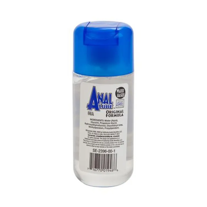 Anal Lube Original Unscented 6 oz 177 ml California Exotic Novelties Inc Male Sex Toys