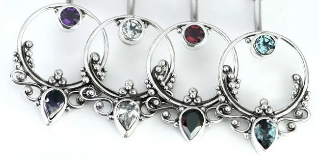 Anal Painful Pleasures Bali Frame Indonesian Style Sterling Silver Earrings French Hook