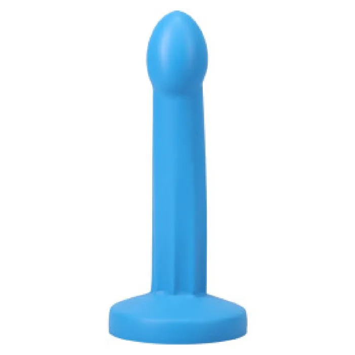 Anal Pop 7 Inch Silicone Squirting Dildo Blue Tantus