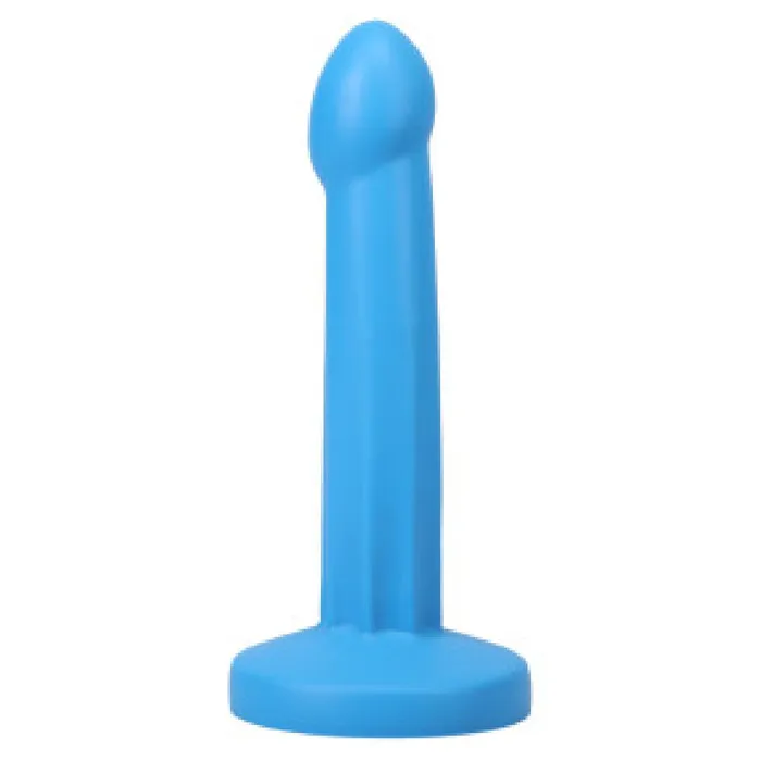Anal Pop 7 Inch Silicone Squirting Dildo Blue Tantus