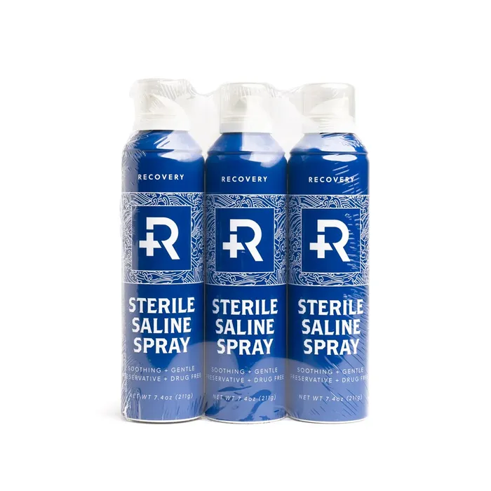 Anal Recovery Recovery Sterilized Saline Wash Spray 74oz Case of 36 Spray Cans