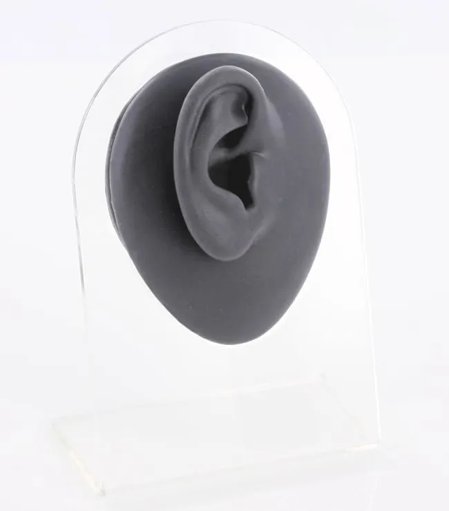 Anal Silicone Right Ear Display Black Body Bit Version 1 Painful Pleasures
