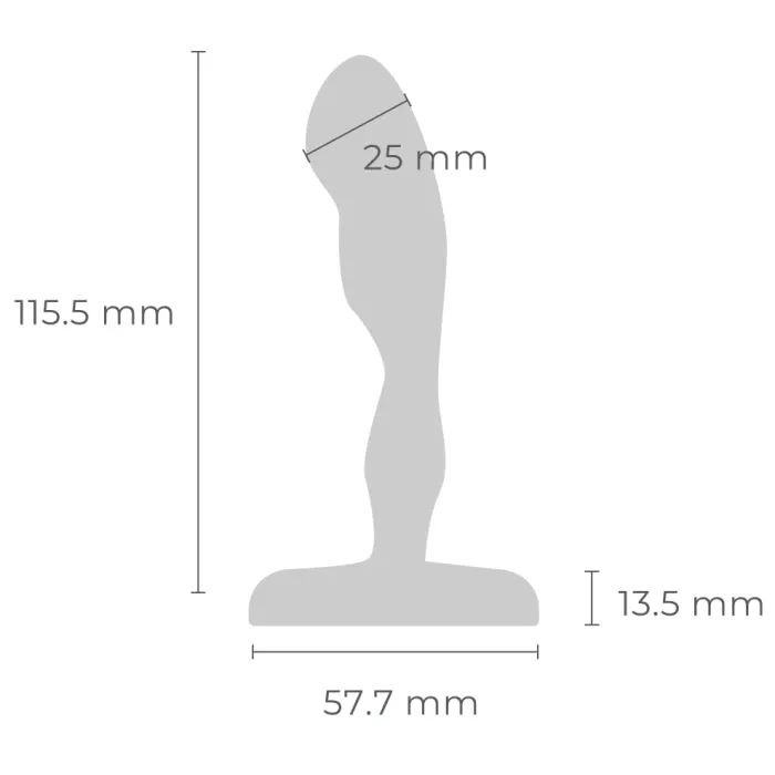 bVibe Anal bVibe Stainless Steel Weighted Prostate Stimulator