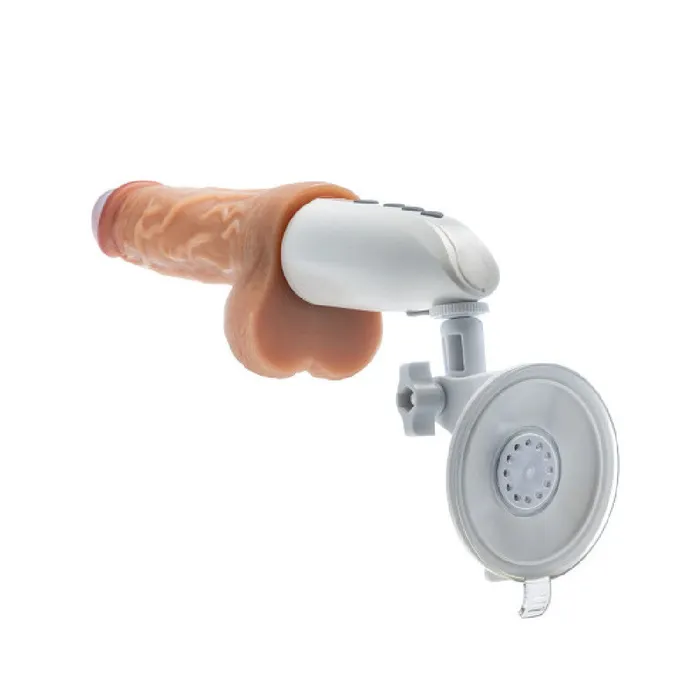 Blush Anal Dr Hammer Thrusting Realistic 7 Inch Dildo With Handle and Mount