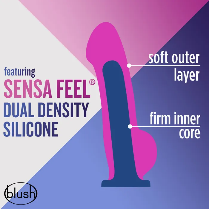 Blush Dildos Ergo Silicone Suction Cup 75 Inch Dildo Magenta