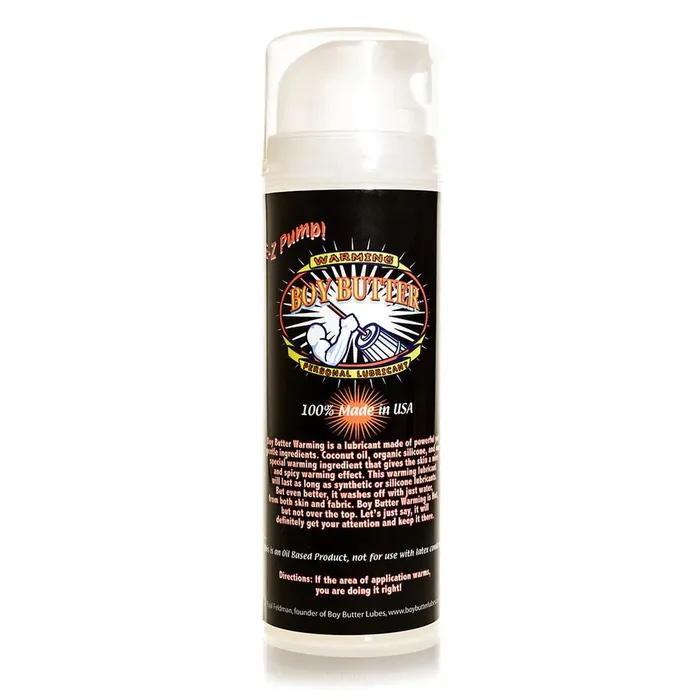 Boy Butter Sexual Health Wellbeing Boy Butter Warming Personal Lubricant 5oz Pump Bottle Boy Butter Sexual Health Wellbeing Boy Butter Warming Personal Lubricant 5oz Pump Bottle