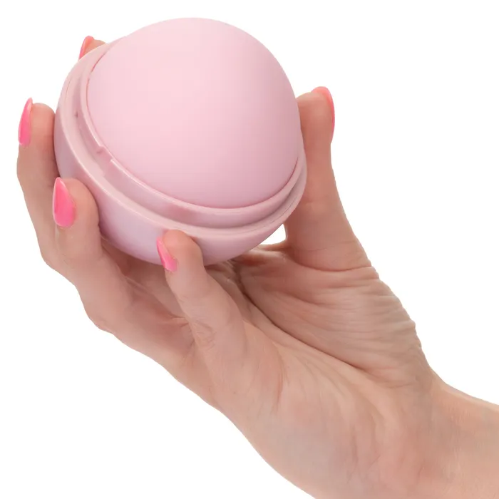 CalExotics Female Sex Toys Opal Smooth Discreet Ultra Powerful External Vibrator with Lid Pink