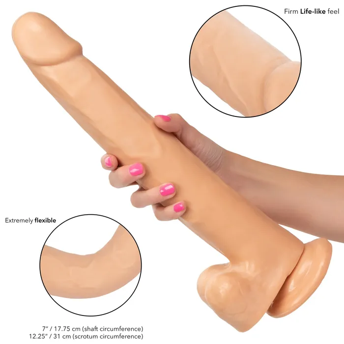 California Exotics Dildos Size Queen 12 Inch Realistic Suction Cup Dildo Dong IVORY by Cal Exotics California Exotics Dildos Size Queen 12 Inch Realistic Suction Cup Dildo Dong IVORY by Cal Exotics