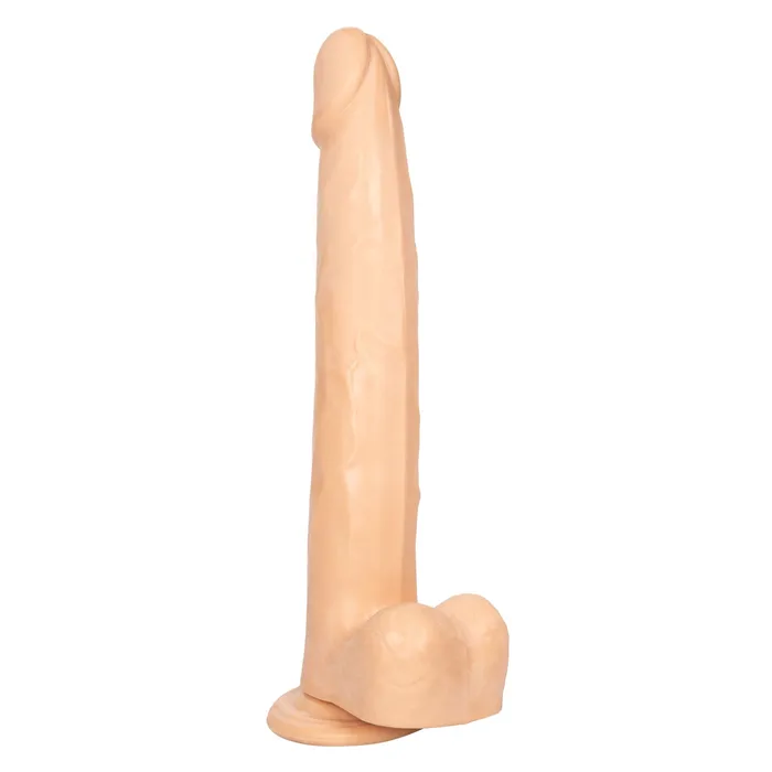 California Exotics Dildos Size Queen 12 Inch Realistic Suction Cup Dildo Dong IVORY by Cal Exotics