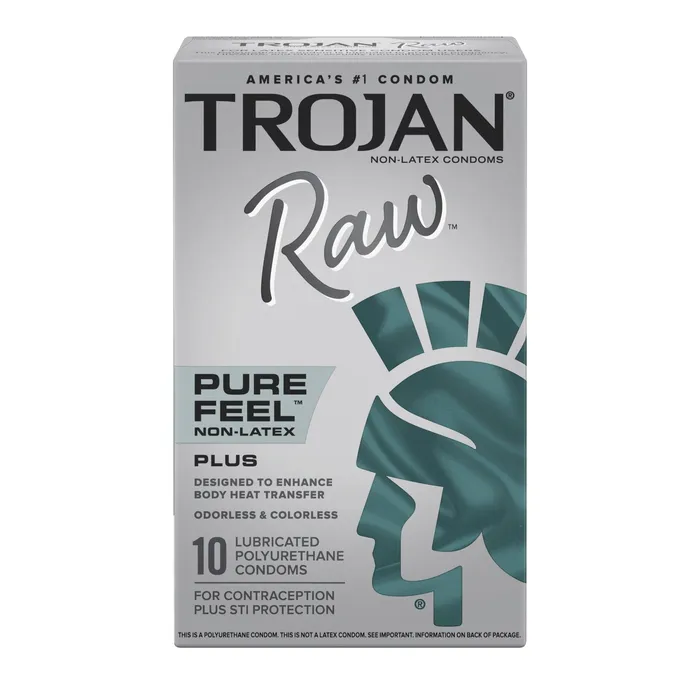 Church Dwight Co Vibrators Trojan Raw Pure Feel NonLatex 10ct