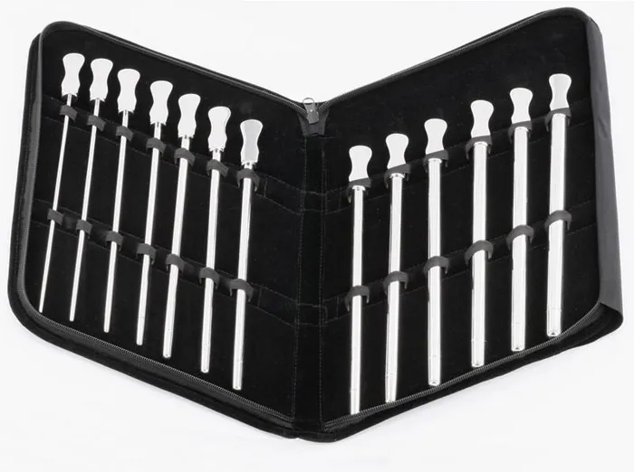 Couples Pierced Tools 13 Piece Sounding Wands Urethra Play Dittel Sound Wand Set