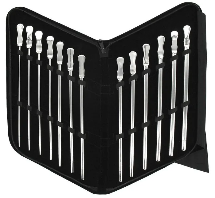 Couples Pierced Tools 13 Piece Sounding Wands Urethra Play Dittel Sound Wand Set