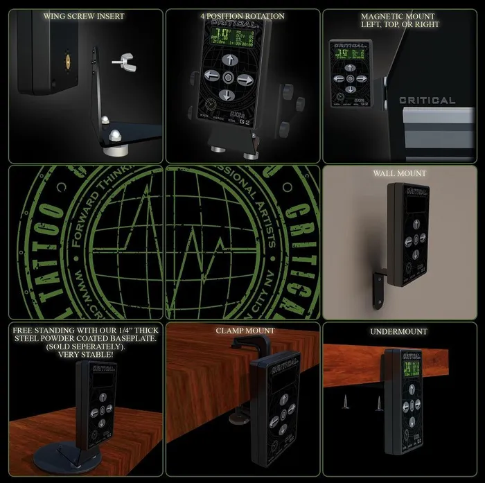 Critical Tattoo Male Sex Toys Critical Tattoo CX1 Generation 2 Micro Power Supply