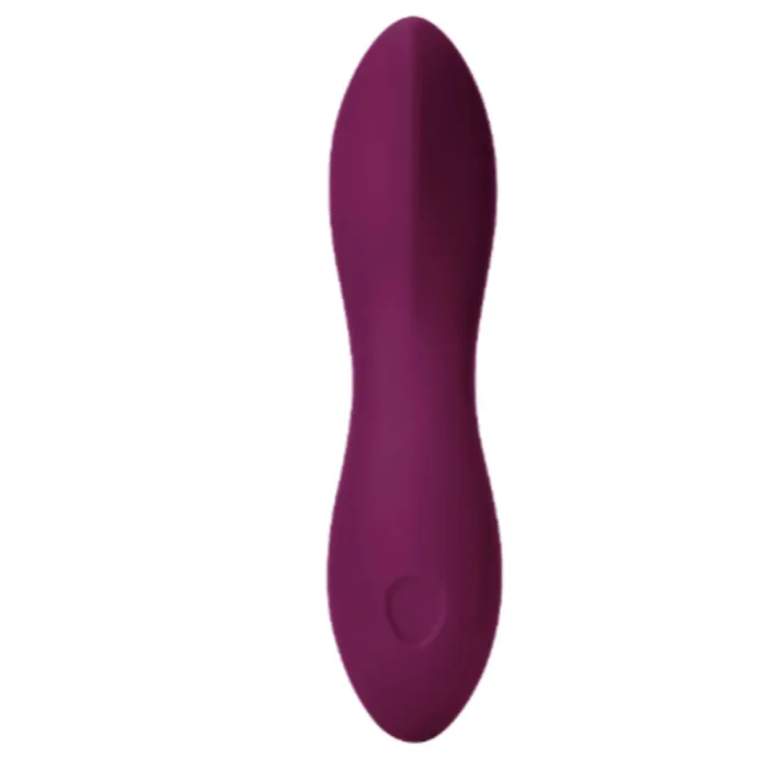 Dame Dip Beginners Internal External Silicone Vibrator Plum Dame Products Female Sex Toys