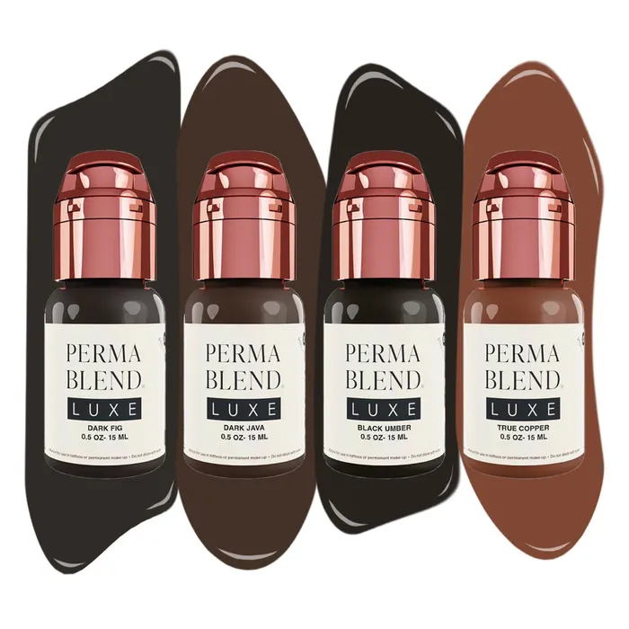Dark Brows Mini Set Perma Blend Luxe 4 12oz Bottles Perma Blend Anal