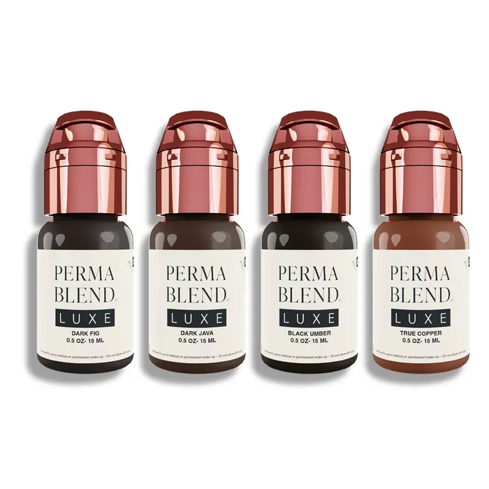 Dark Brows Mini Set Perma Blend Luxe 4 12oz Bottles Perma Blend Anal