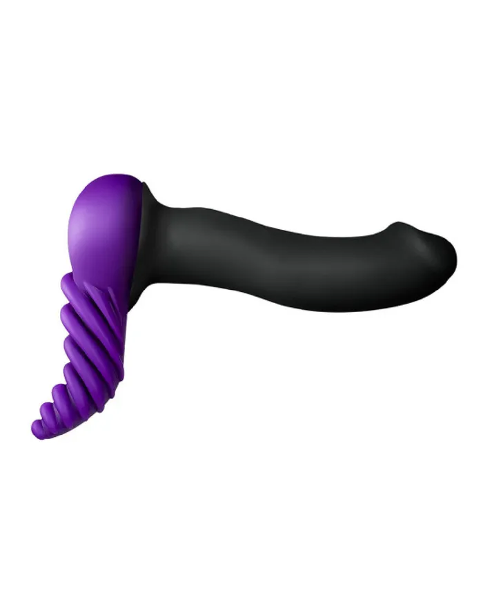 Dildos Bananapants Luvgrind Soft Silicone Stroker Grinder and Dildo Base Purple