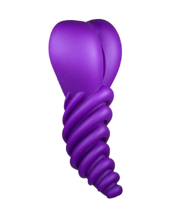 Dildos Bananapants Luvgrind Soft Silicone Stroker Grinder and Dildo Base Purple