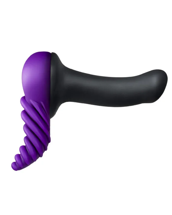 Dildos Bananapants Luvgrind Soft Silicone Stroker Grinder and Dildo Base Purple