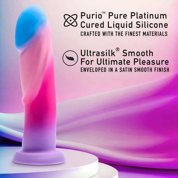 Dildos Blush Borealis Dreams 775 Inch Girthy Silicone Dildo Cotton Candy