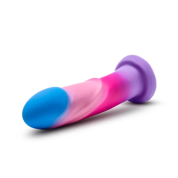 Dildos Blush Borealis Dreams 775 Inch Girthy Silicone Dildo Cotton Candy